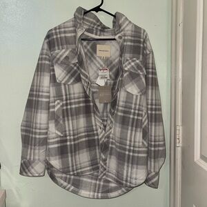 brand new gray flannel from tj max size medium
